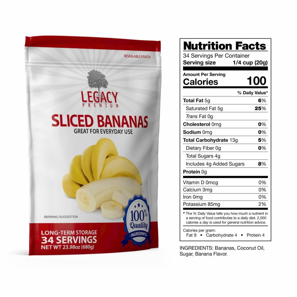 LE0012 Pouch w/ Nutrition Label