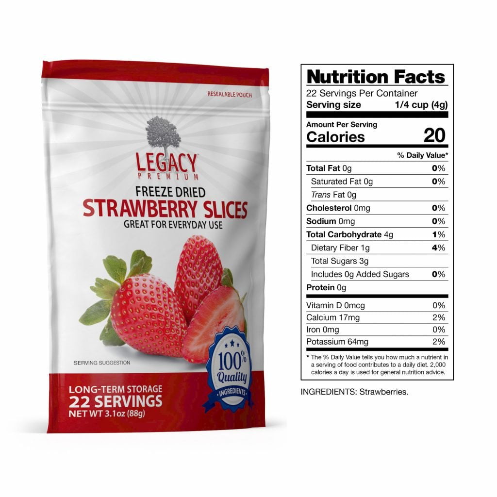 LE0014 Pouch w/ Nutrition Label