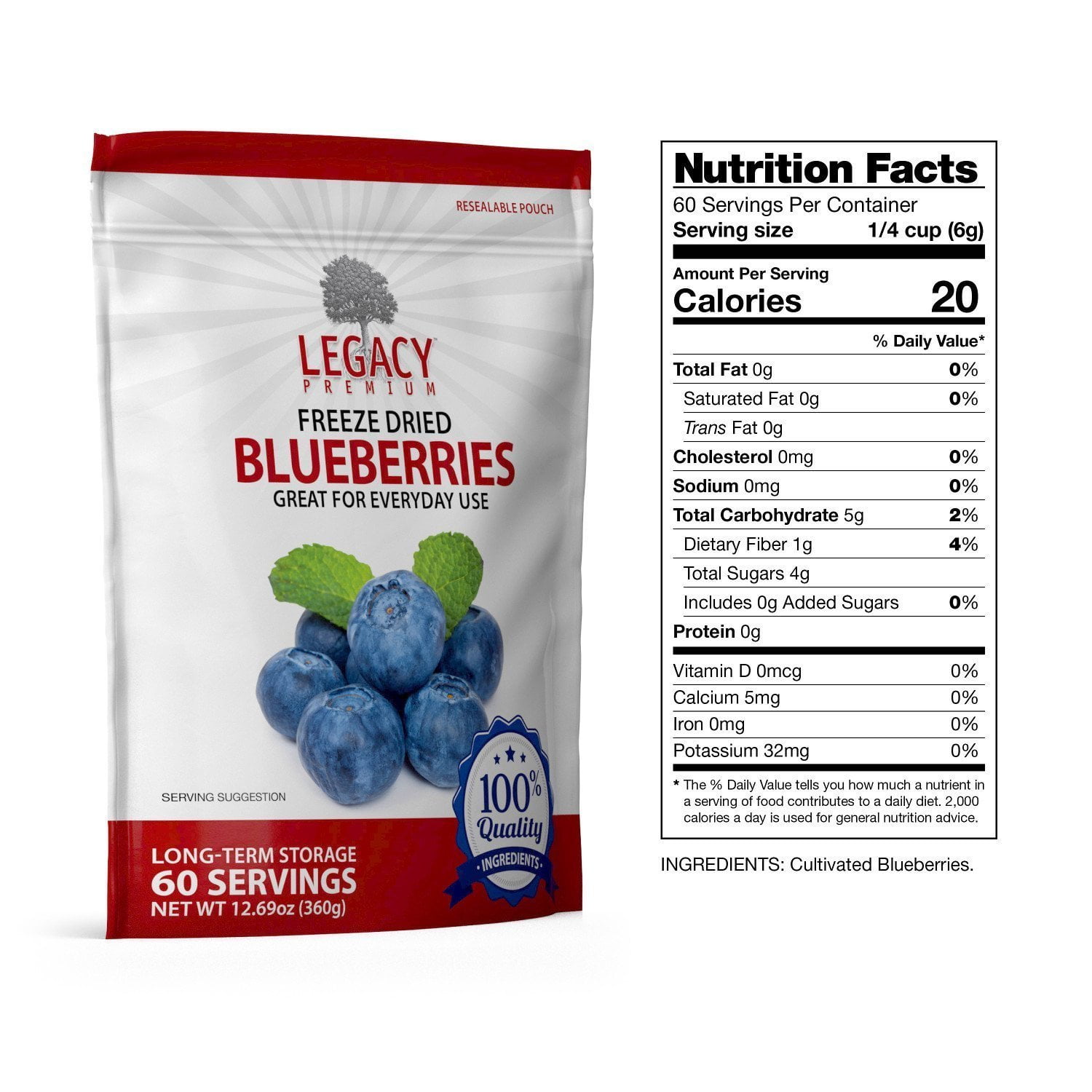 LE0015 Pouch w/ Nutrition Label