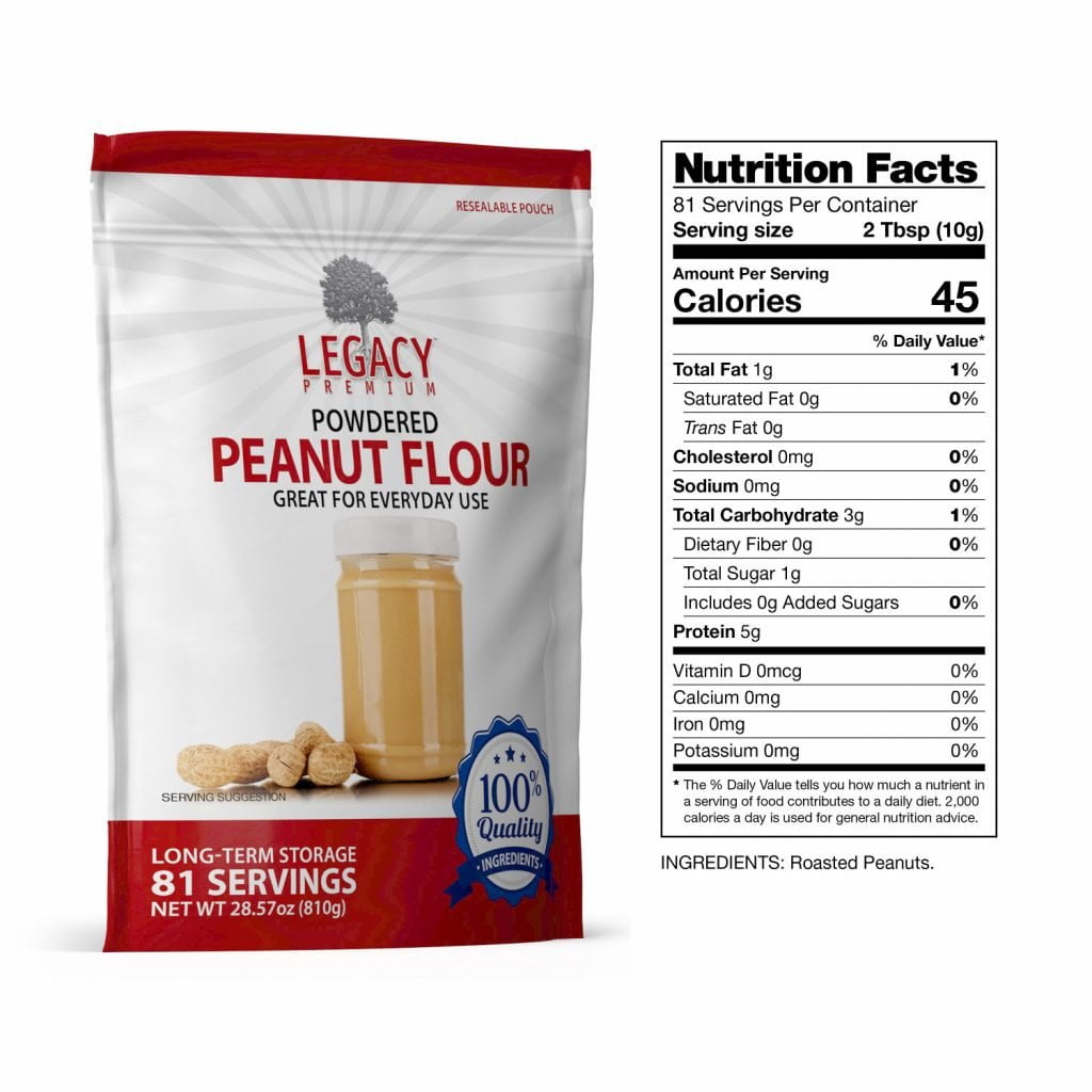 LE0032 Pouch w/ Nutrition Label