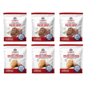 Legacy Premium Freeze Dried Beef and Chicken Combo