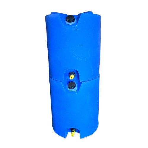 2 Stacked 30 Gallon Water Storage Tanks