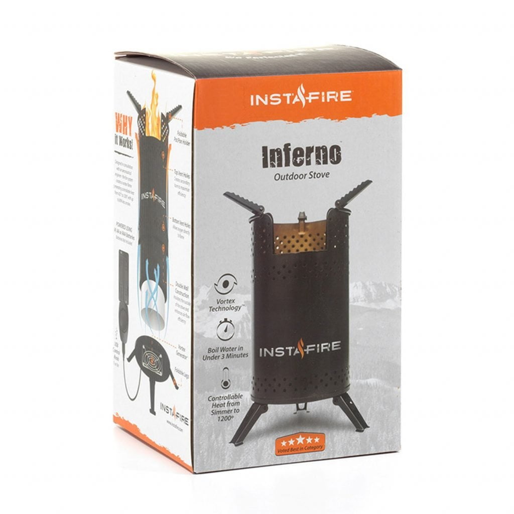 Instafire Inferno Stove package