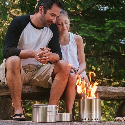 Alone at last with the Solo Stove Campfire