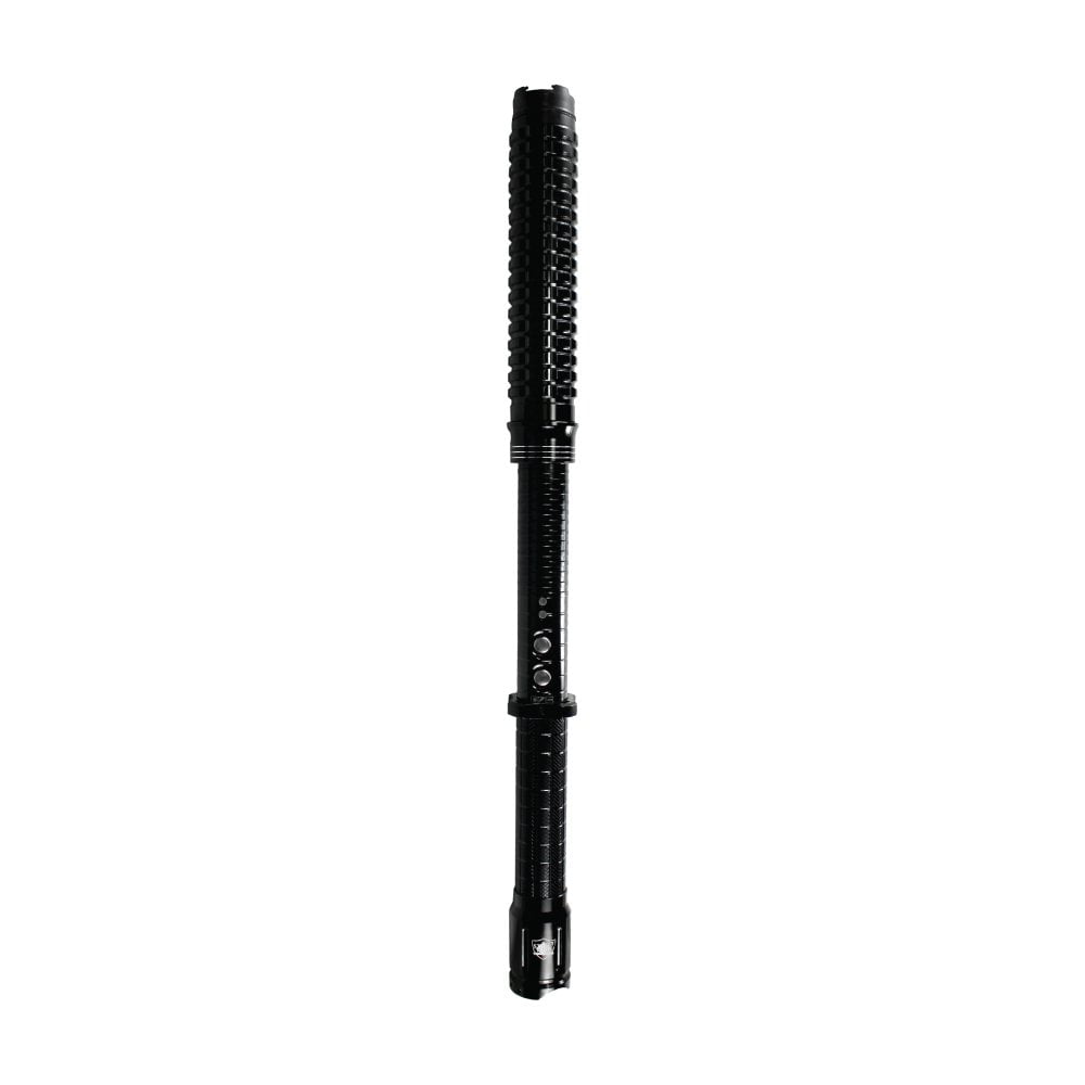 Streetwise 30M Attitude Adjuster Stun Baton Flashlight extended upright