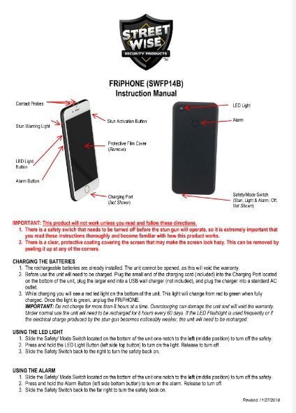 SWFP14B Instructions Cover
