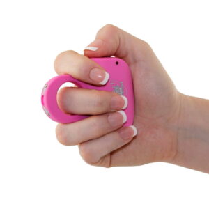 Streetwise 18M Sting Ring Stun Gun - Pink in hand