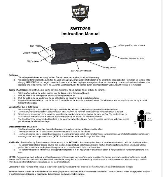 SWTD29R Instructions Cover