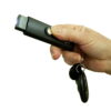 Streetwise 22M USB Secure Keychain Stun Gun Black in hand stunning