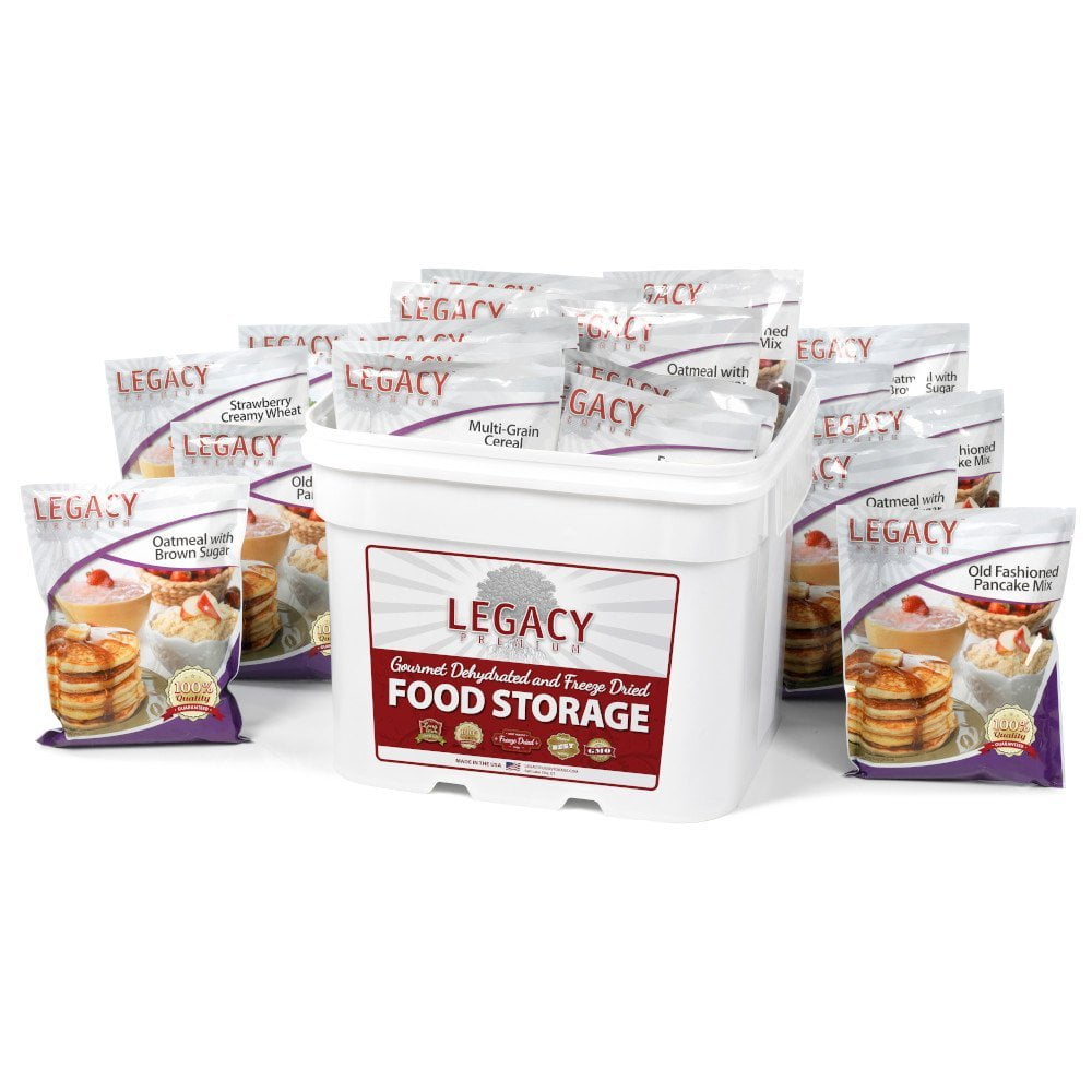 120 Servings Breakfast Bucket