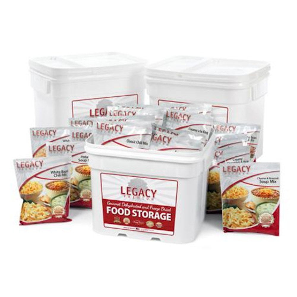 360 Servings Food Storage w/ Open Bucket