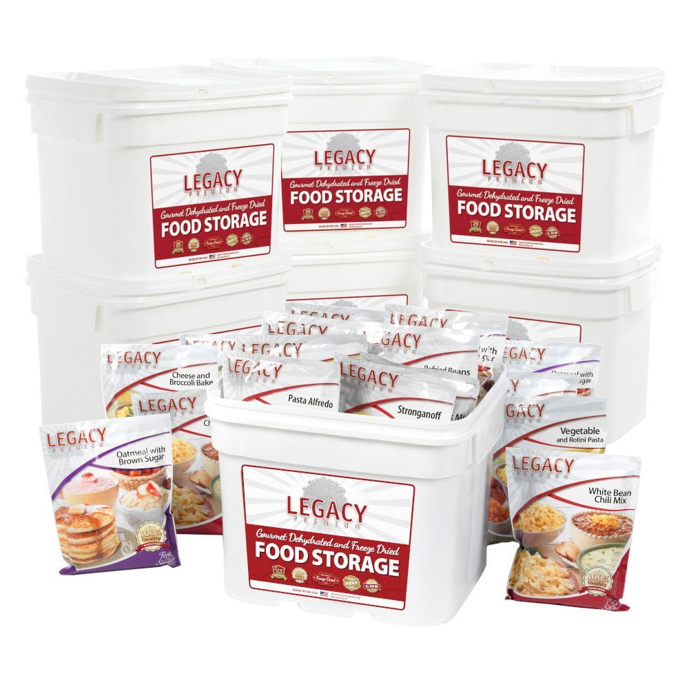 720 Servings Food Storage Package w/ Open Bucket