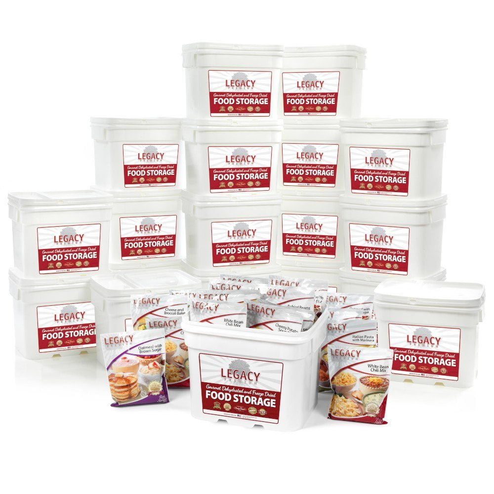 2160 Servings Food Storage w/ Open Bucket