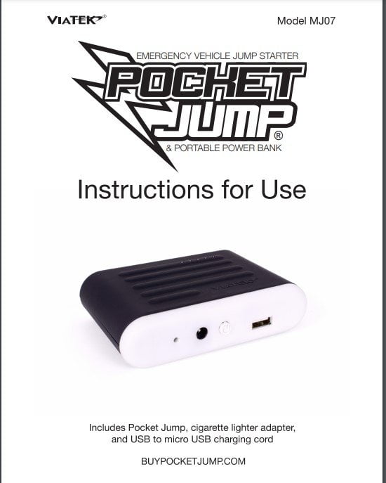 MJ07 instructions cover