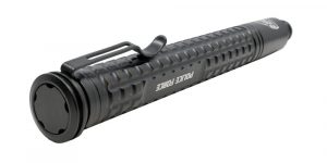 Police Force EZ Close Tail Press Expandable Steel Baton PF EZ Close Tail Press Expandable Steel Baton 16 inch baton retracted top