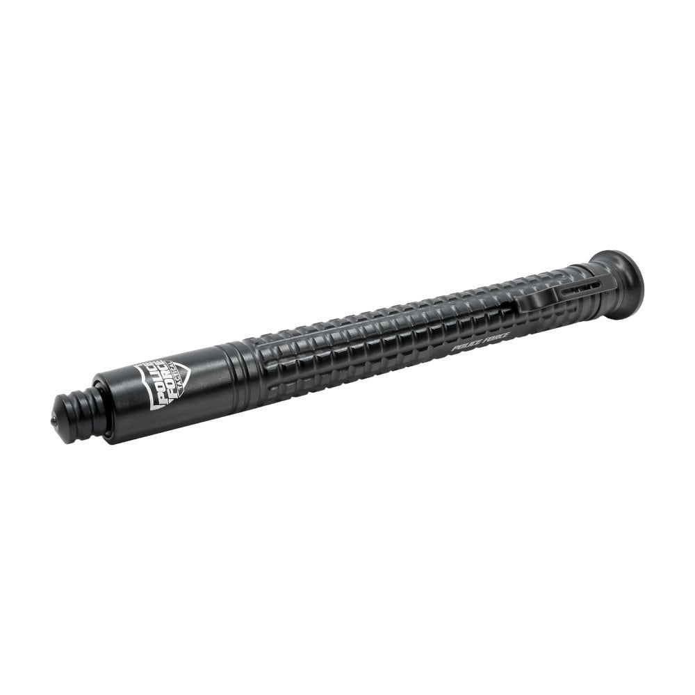 PF EZ Close Tail Press Expandable Steel Baton 21 inch baton retracted tip