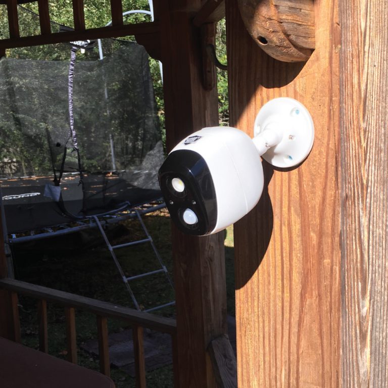 SWKLAL mounted on wood post