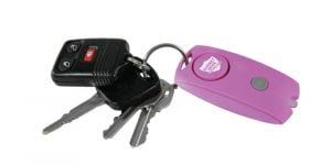 Streetwise Panic Alarm Pink on key chain