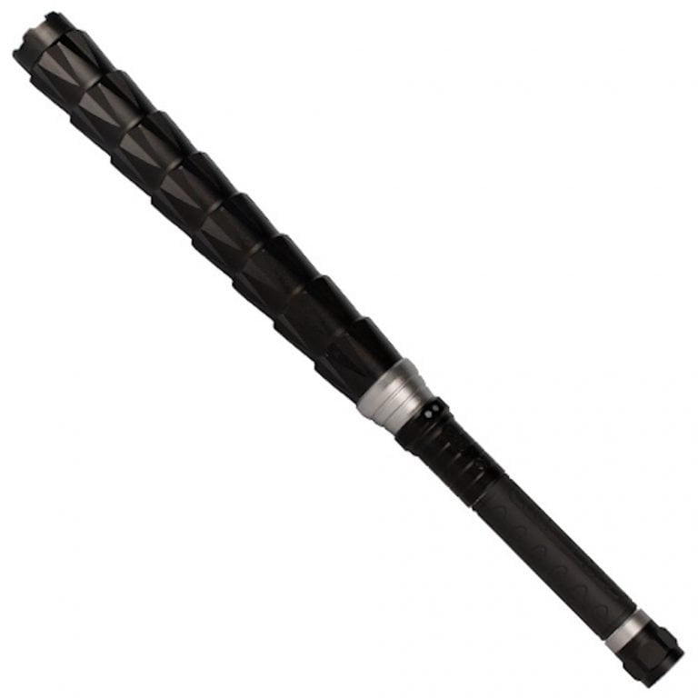 Safety Technology Bouncer Stun Baton Flashlight side angle up
