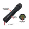 Police Force Ultra-Lite L2 LED Flashlight diagram