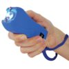 Safety Technology 80M Runt Stun Gun Blue in hand