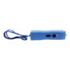 Safety Technology 80M Runt Stun Gun Blue side view w/ lanyard