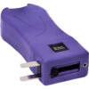 Safety Technology 80M Runt Stun Gun Purple charging prongs extended