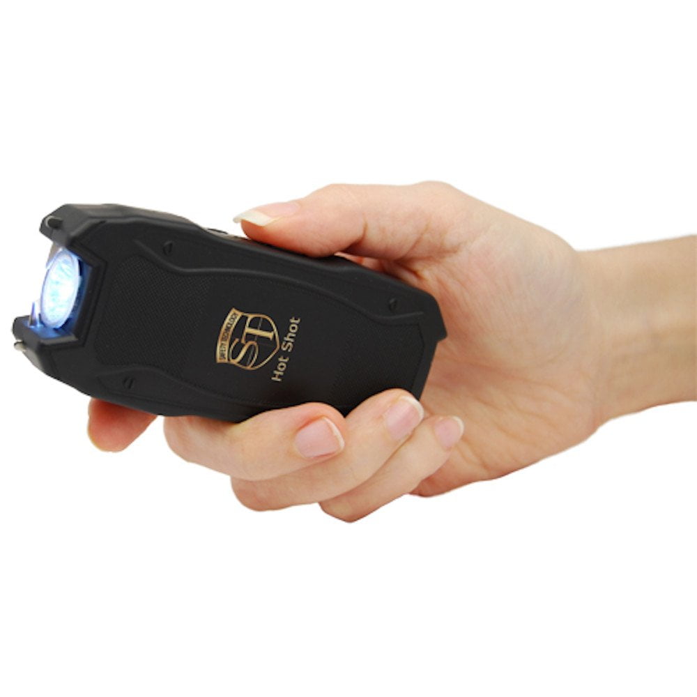 Safety Technology Hot Shot Stun Gun in hand