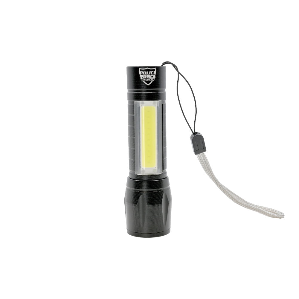 Police Force XPE / COB LED Mini Flashlight front
