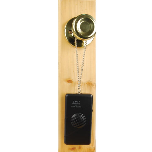 2-in-1 Personal/Door Alarm On Door