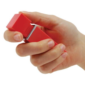 Lipstick Personal Alarm Open in Hand