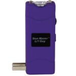 Stun Master L'il Guy Stun Gun Purple charging prongs