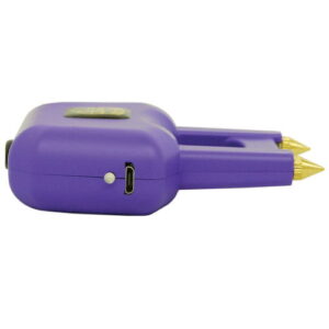 Spike Stun Gun Purple side charging port