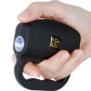 Talon Stun Gun Black in hand Light