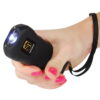 Trigger Stun Gun Flashlight black in hand