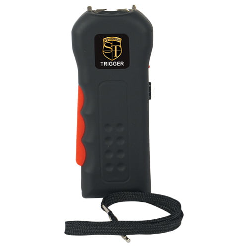 Trigger Stun Gun Flashlight black front