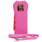 Trigger Stun Gun Flashlight pink front
