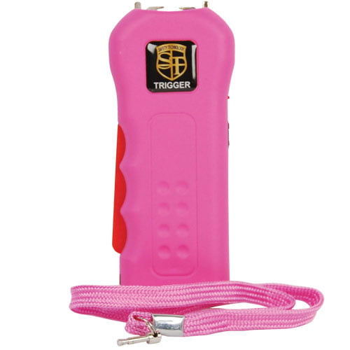 Trigger Stun Gun Flashlight pink front