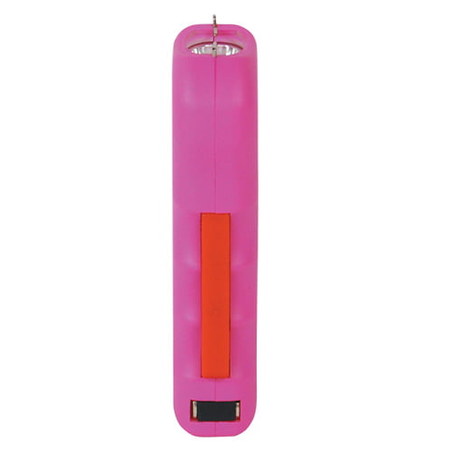 Trigger Stun Gun Flashlight pink side view