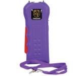 Trigger Stun Gun Flashlight purple front