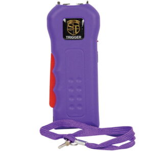 Trigger Stun Gun Flashlight purple front