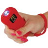 Trigger Stun Gun Flashlight Red in Hand