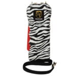 Trigger Stun Gun Flashlight Zebra Front