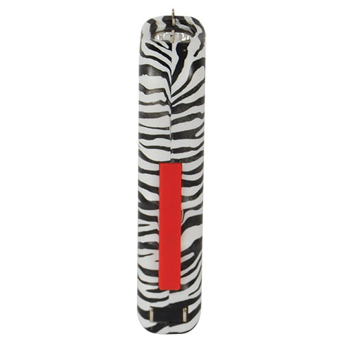 Trigger Stun Gun Flashlight Zebra Side View