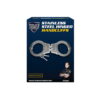 Police Force Hinged Stainless Steel NIJ Handcuffs Package