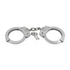 Police Force Stainless Steel NIJ Handcuffs w/ keys