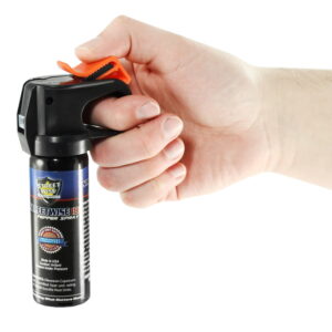 Streetwise 18 Pepper Spray Fire Master 3 oz in hand