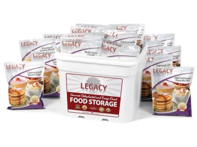 120 Servings Breakfast Bucket