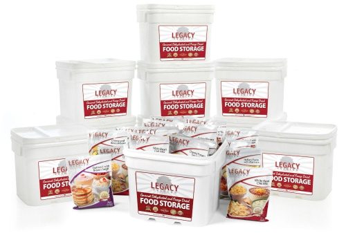 1080 Servings Food Storage w/ Open Bucket