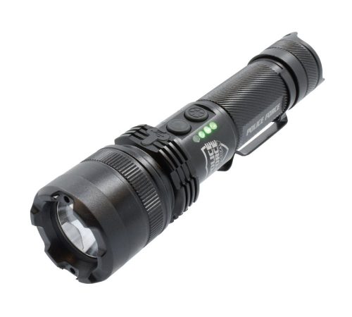 Police Force 14M Public Defender Stun Flashlight - Front view